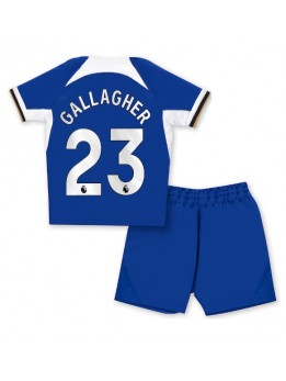 Billige Chelsea Conor Gallagher #23 Hjemmedraktsett Barn 2023-24 Kortermet (+ Korte bukser)